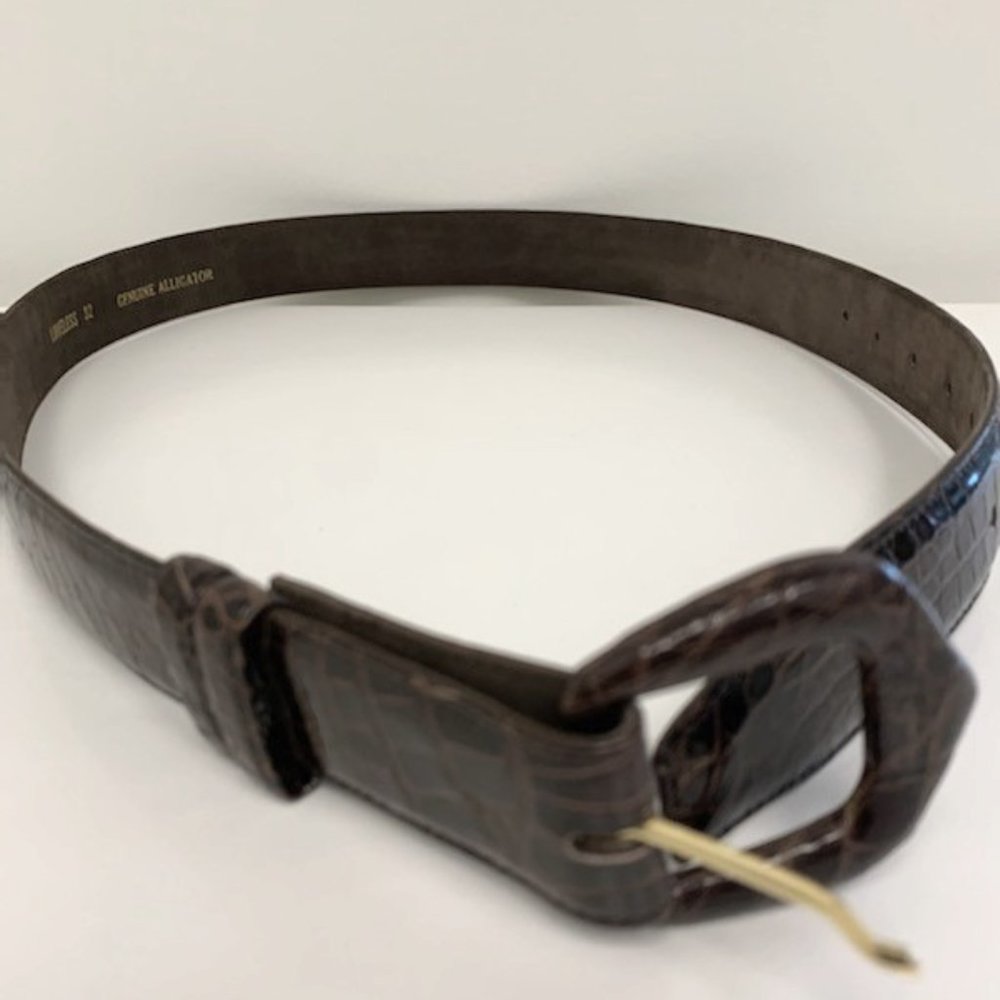 Genuine Alligator - Loveless 32 - Brown